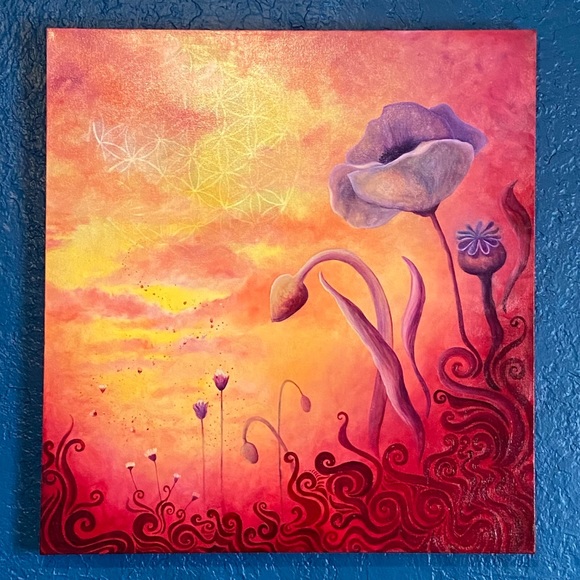 Original Art 🖼 Oil on Canvas Painting 🎨 30”x30” - Picture 1 of 7